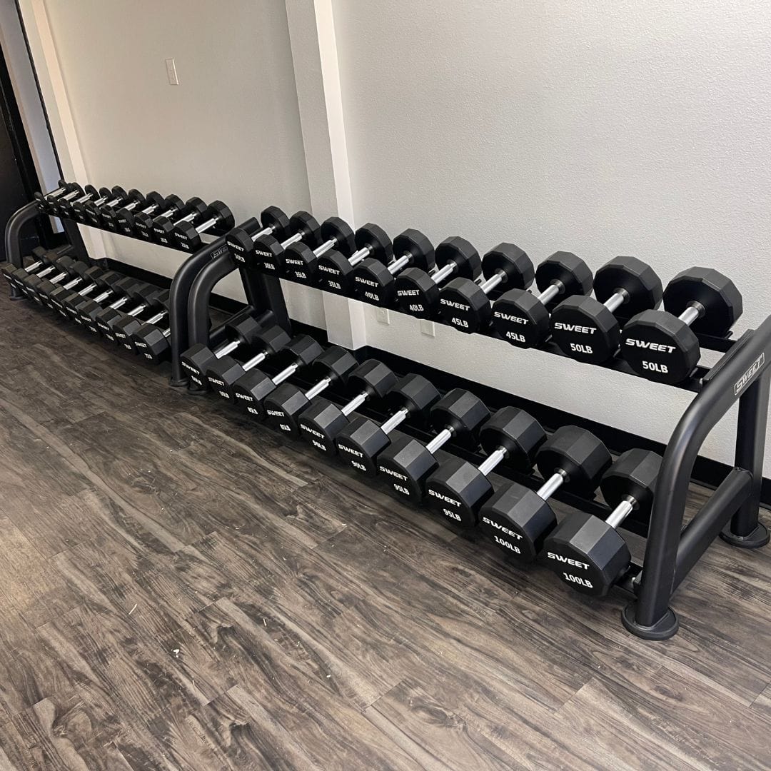Sweet Dumbbell Set 5 - 100 lb (Rack sold seperately) - Grit Grind Strength