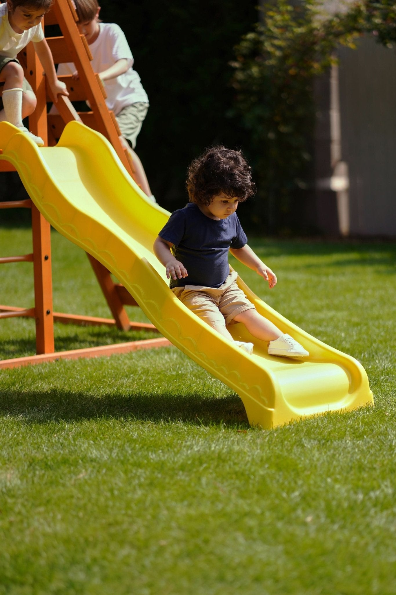 Sycamore Backyard Climbing Set – 2 Swings, Trapeze Bar & Outdoor Fun - Grit Grind Strength