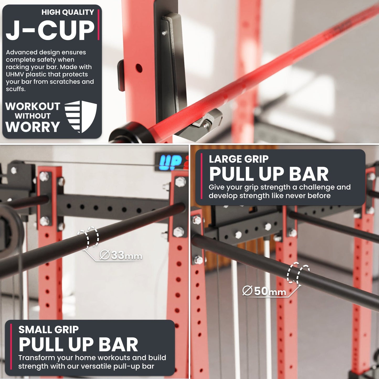 Synergee 2300 Series Power Cage with Synchronized Loaded Cable Cross Overs - Grit Grind Strength