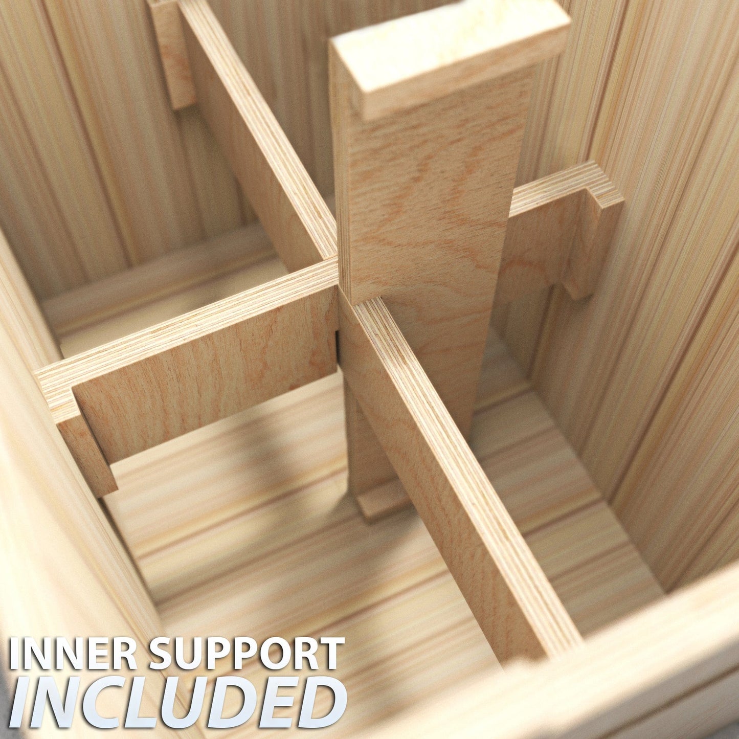 Synergee 3 - in - 1 Wood Plyo Boxes - Grit Grind Strength