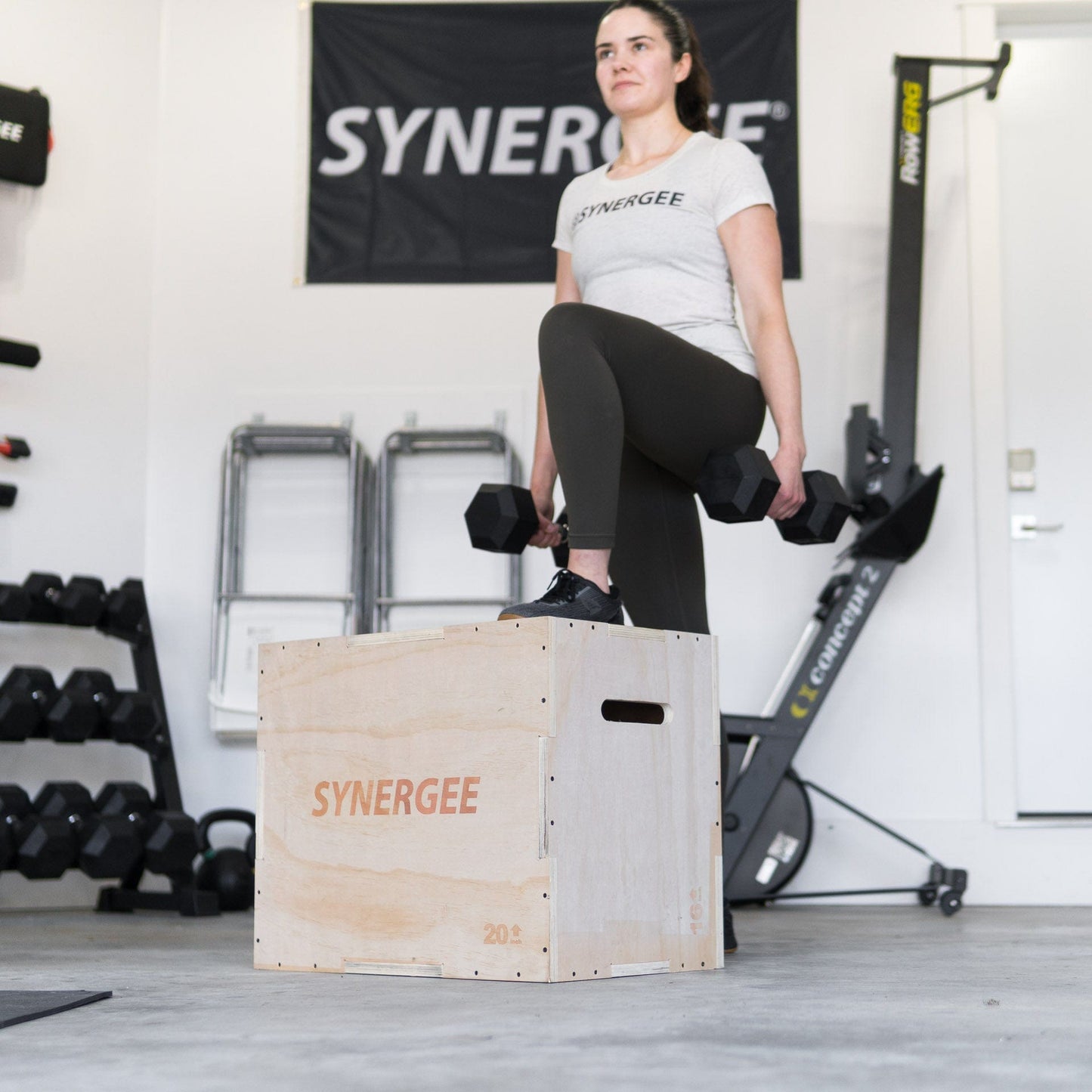 Synergee 3 - in - 1 Wood Plyo Boxes - Grit Grind Strength