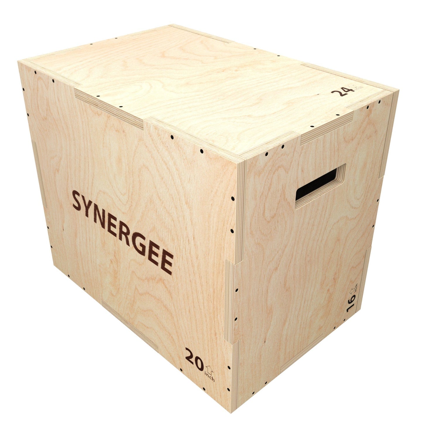 Synergee 3 - in - 1 Wood Plyo Boxes - Grit Grind Strength