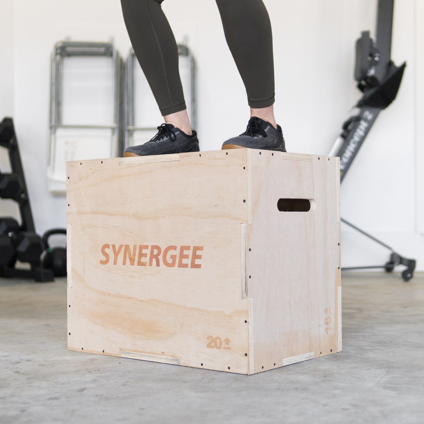 Synergee 3 - in - 1 Wood Plyo Boxes - Grit Grind Strength
