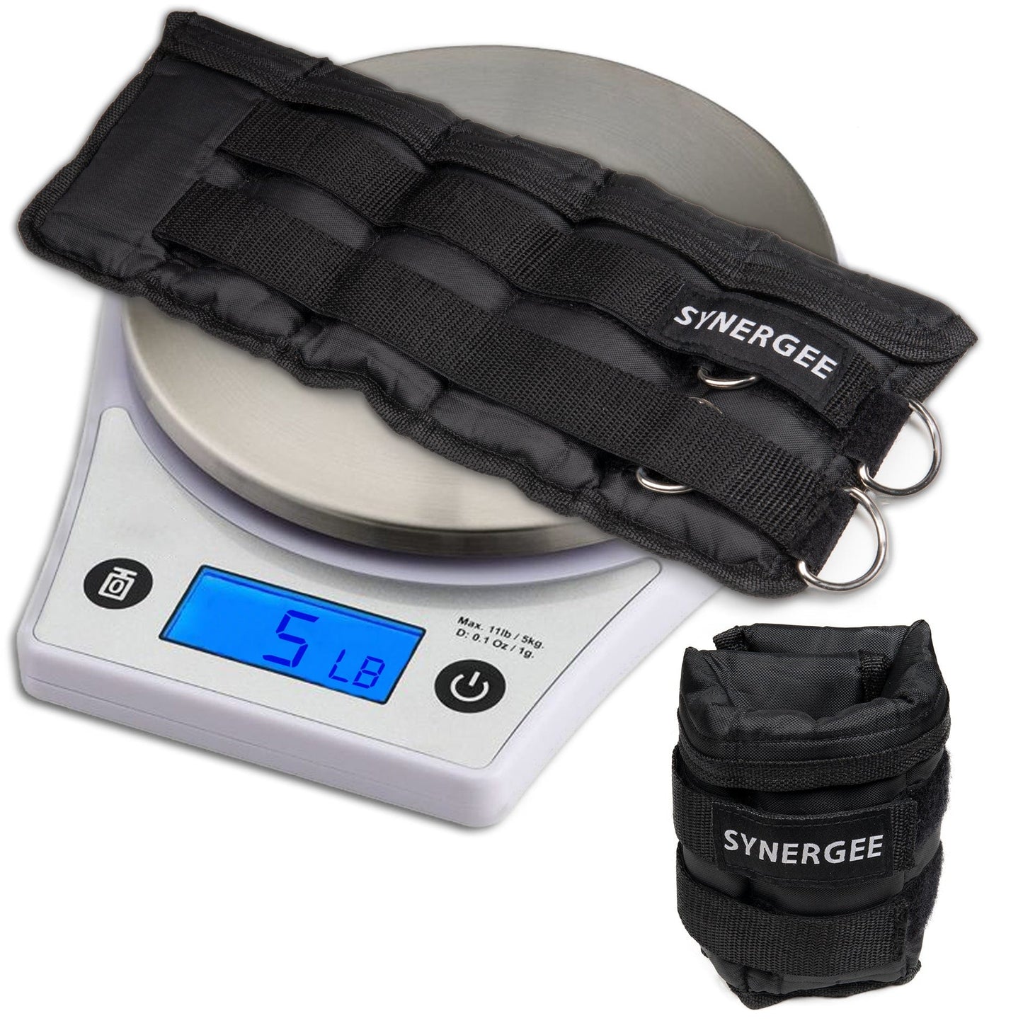 Synergee Adjustable Ankle/Wrist Weights - Grit Grind Strength