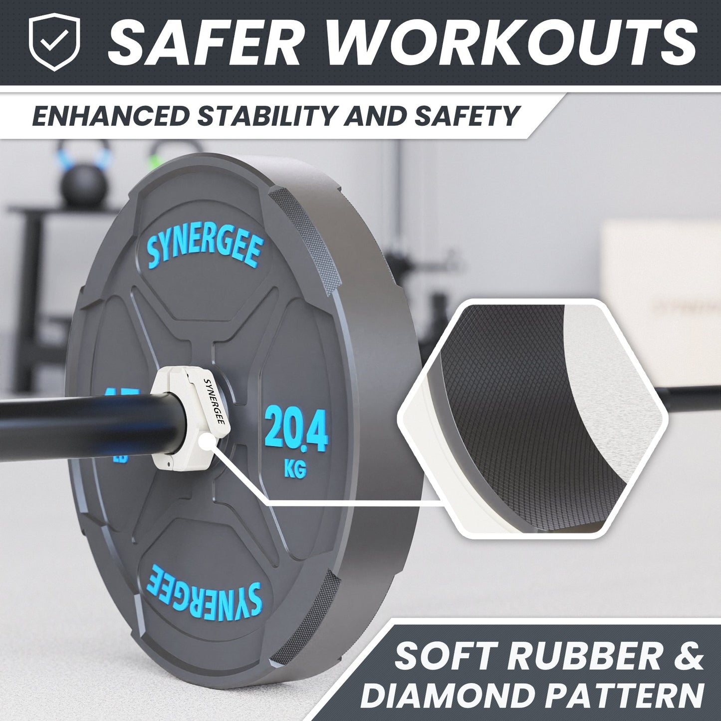 Synergee Barbell Collars - Grit Grind Strength
