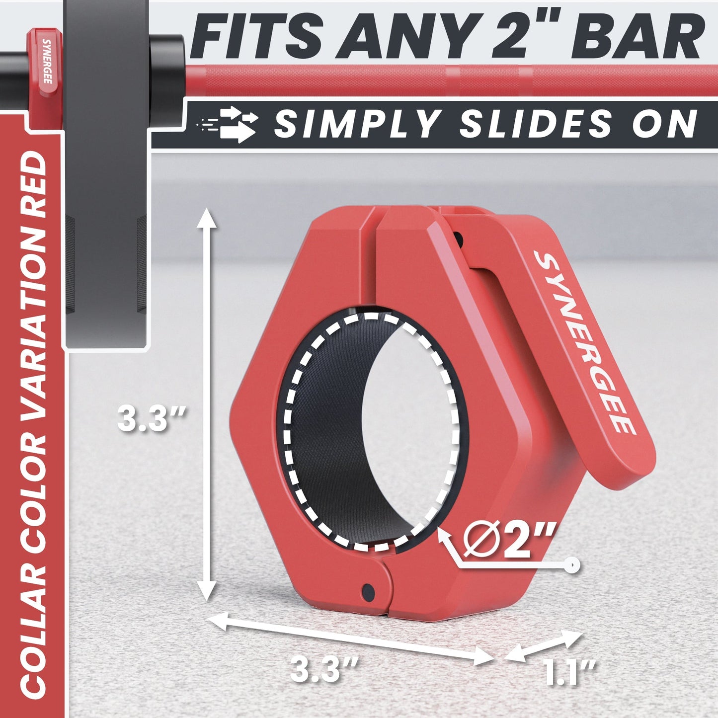 Synergee Barbell Collars - Grit Grind Strength