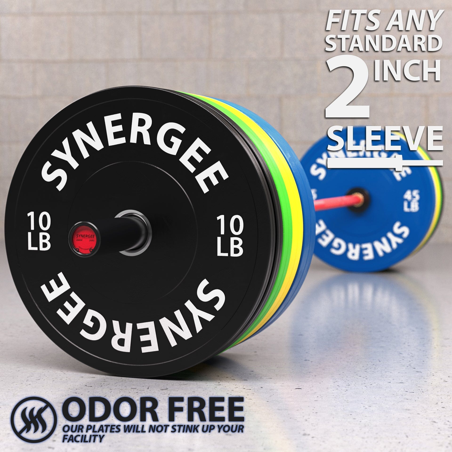 Synergee Bumper Plates - Grit Grind Strength