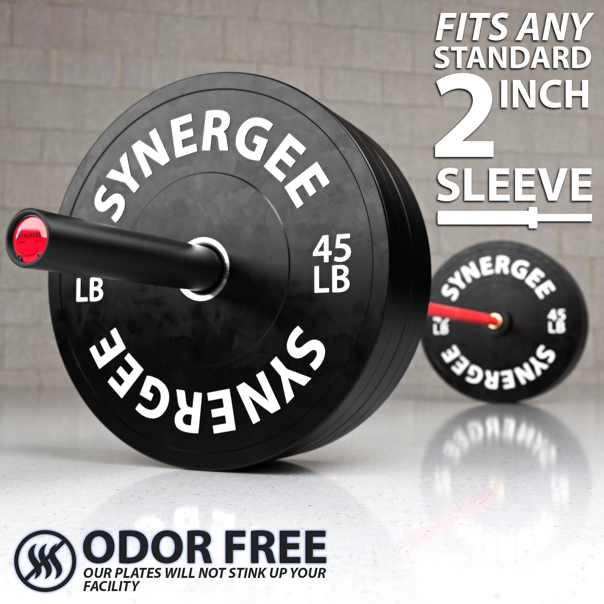 Synergee Bumper Plates - Grit Grind Strength