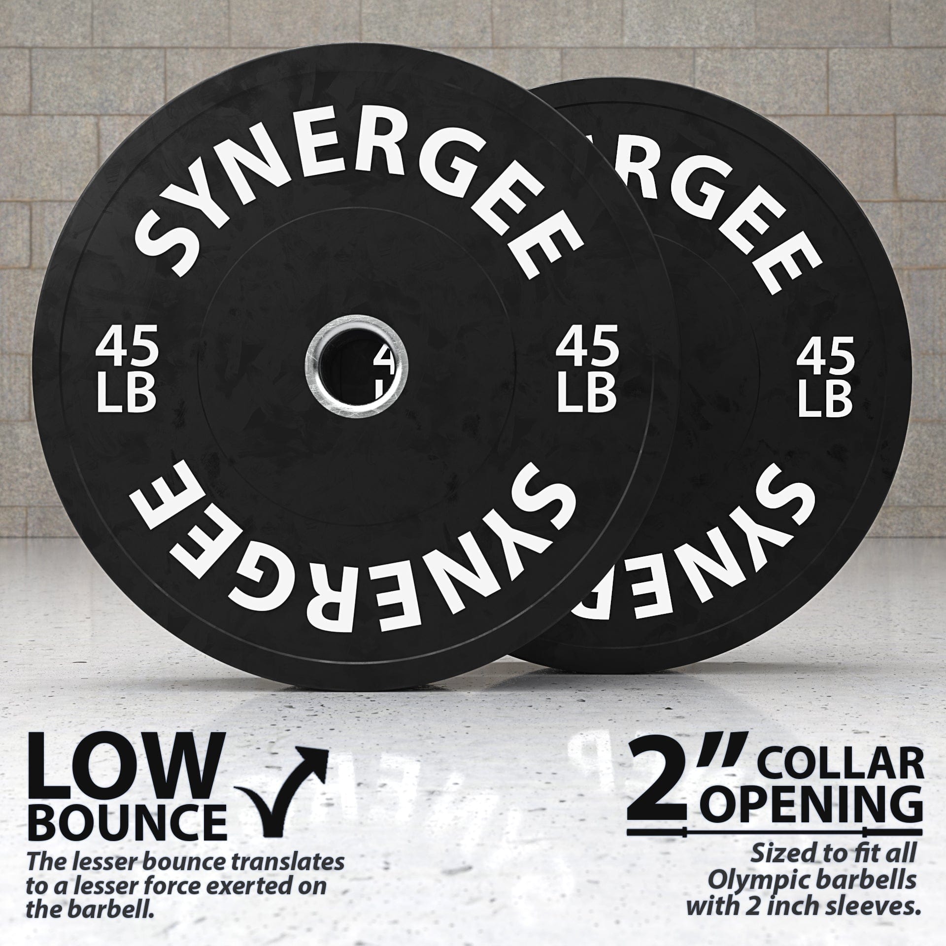 Synergee Bumper Plates - Grit Grind Strength