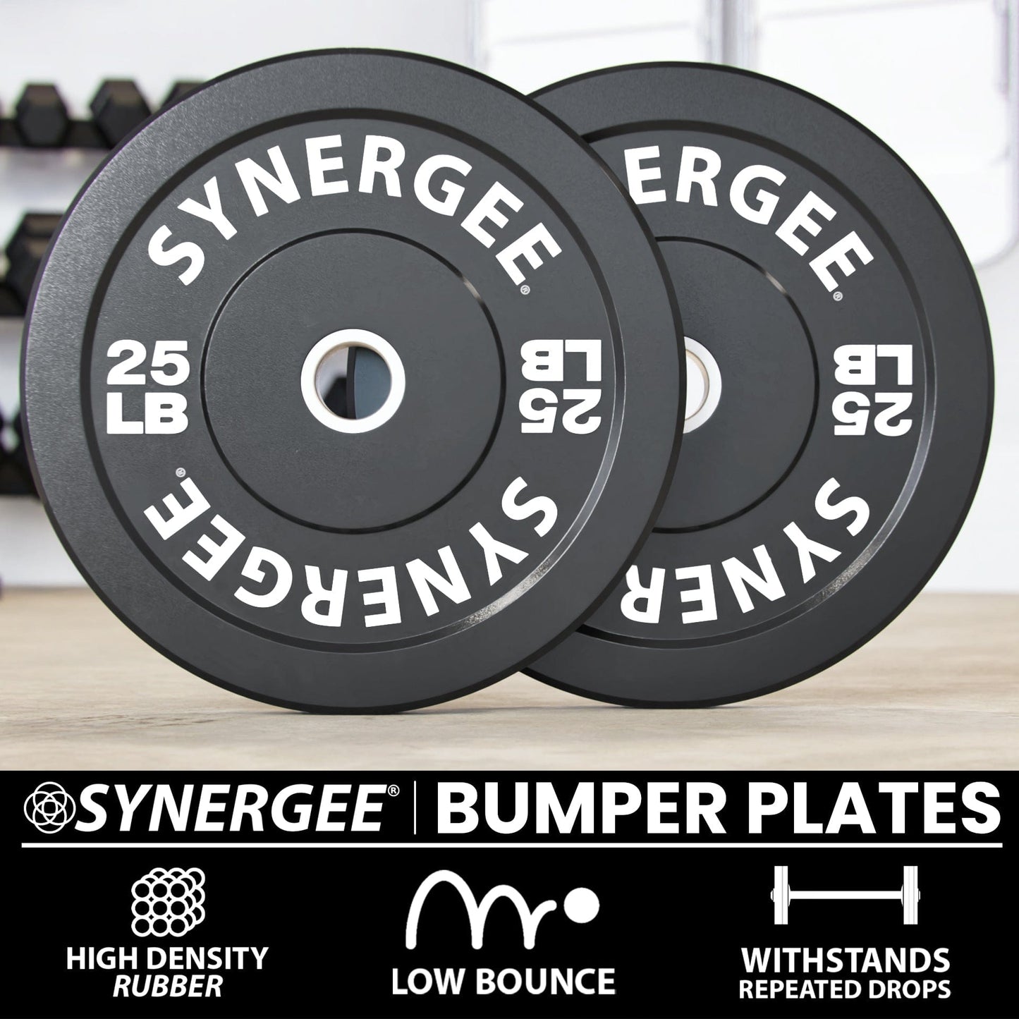 Synergee Bumper Plates - Grit Grind Strength