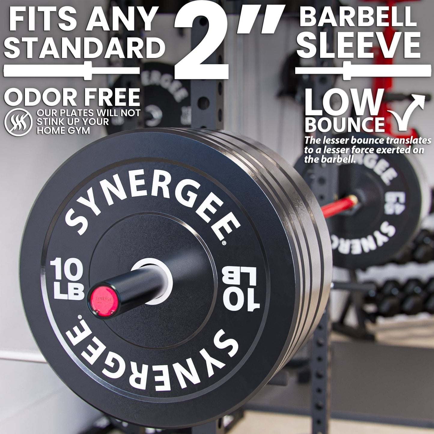 Synergee Bumper Plates - Grit Grind Strength