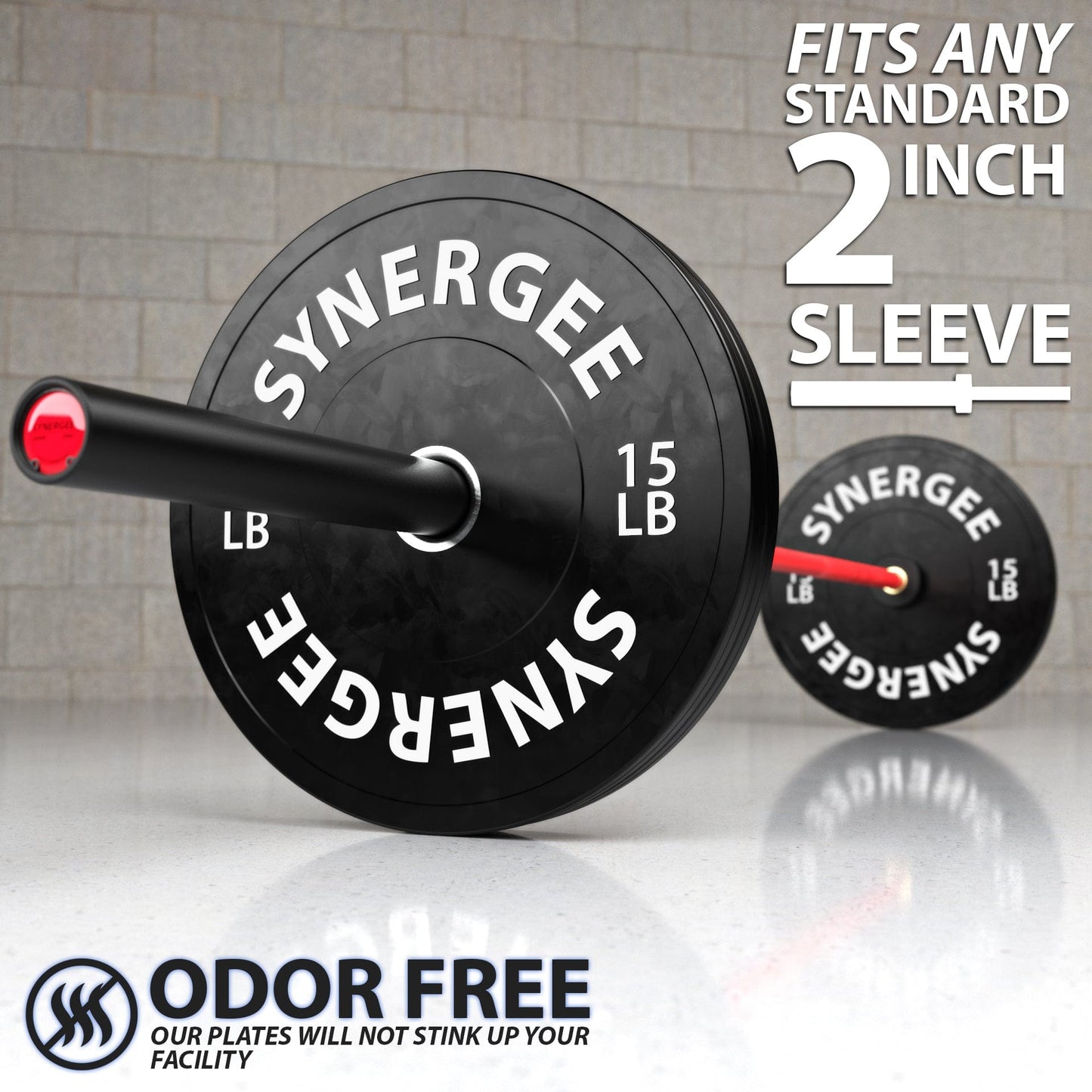 Synergee Bumper Plates - Grit Grind Strength