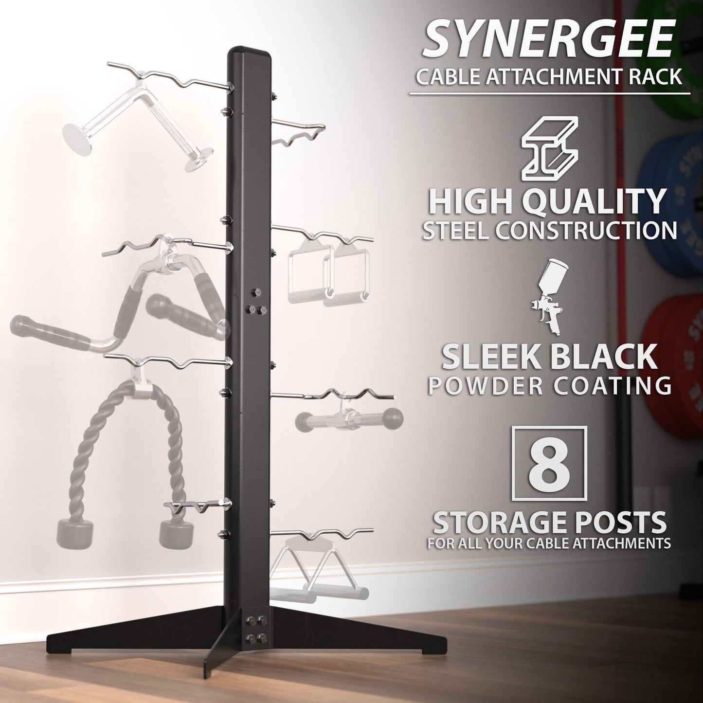 Synergee Cable Attachment Rack - Grit Grind Strength