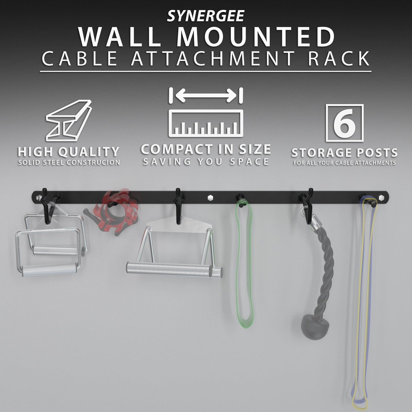 Synergee Cable Attachment Rack - Grit Grind Strength