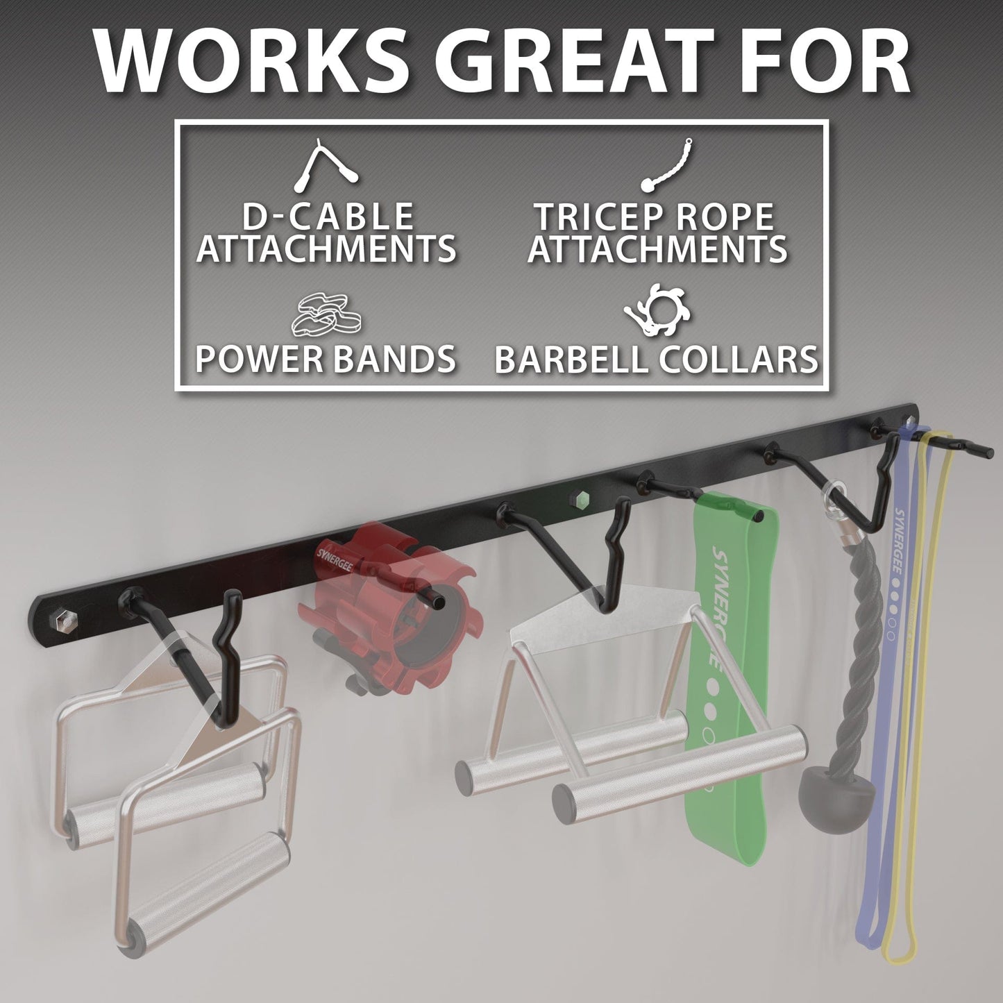 Synergee Cable Attachment Rack - Grit Grind Strength