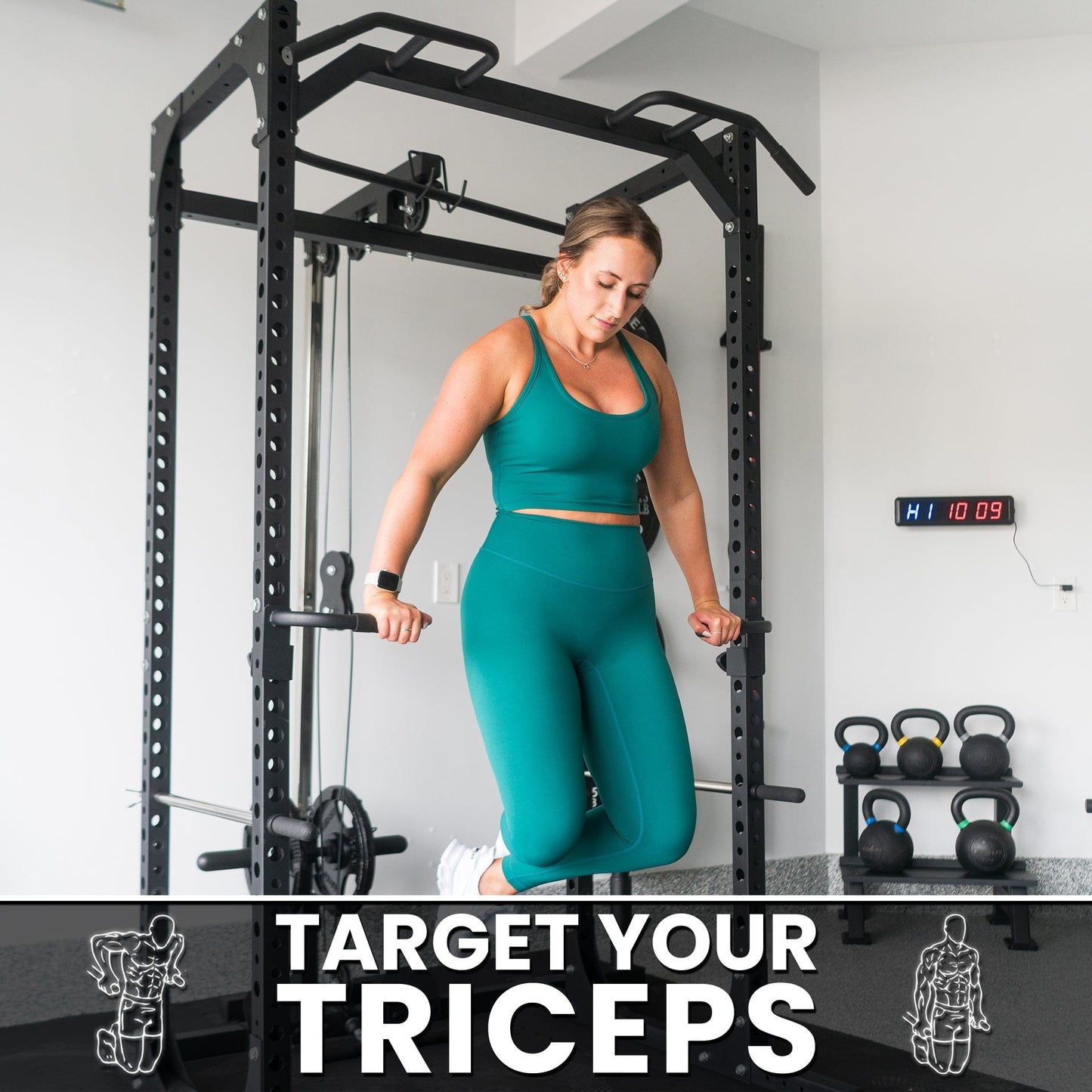 Synergee Dip Handles - Grit Grind Strength
