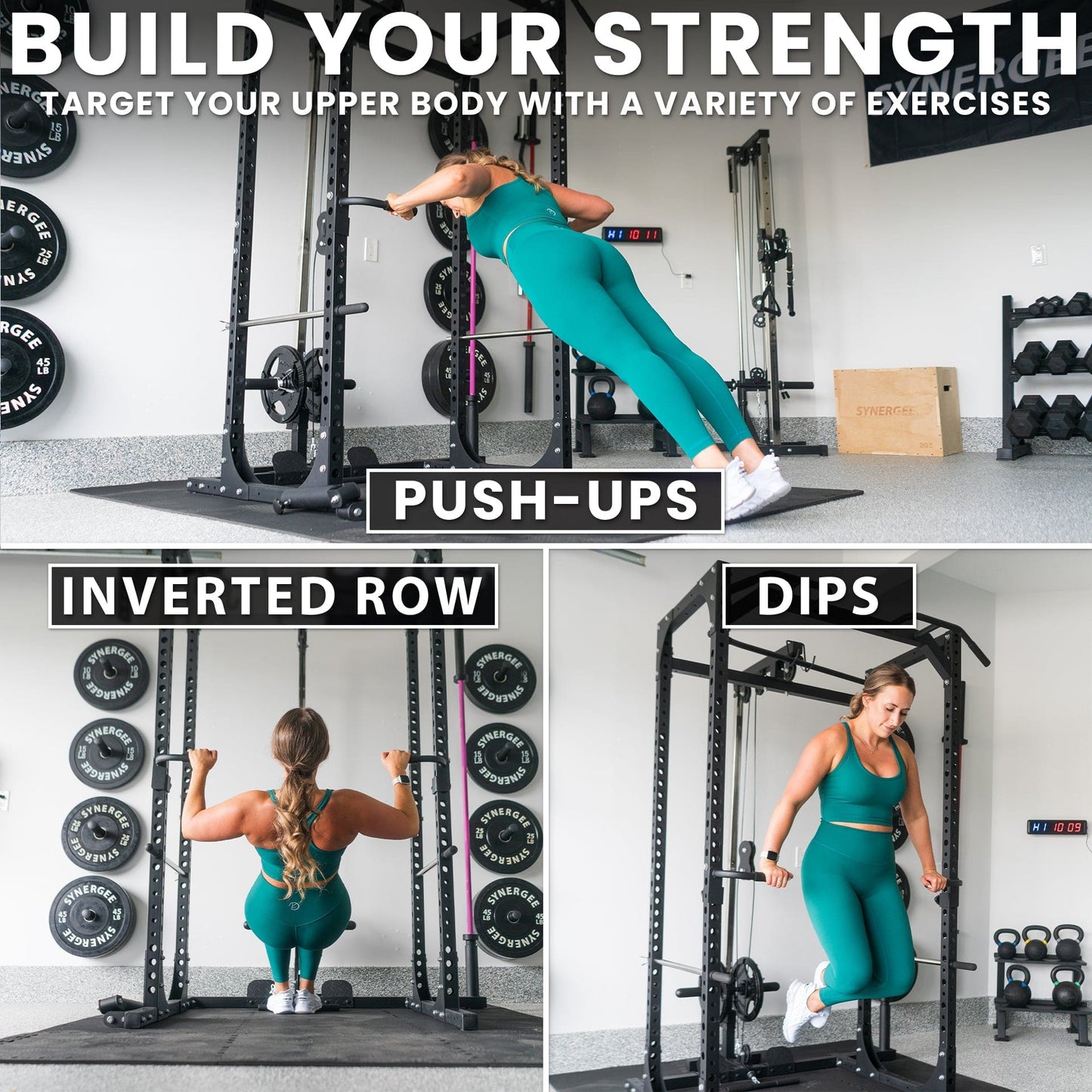 Synergee Dip Handles - Grit Grind Strength