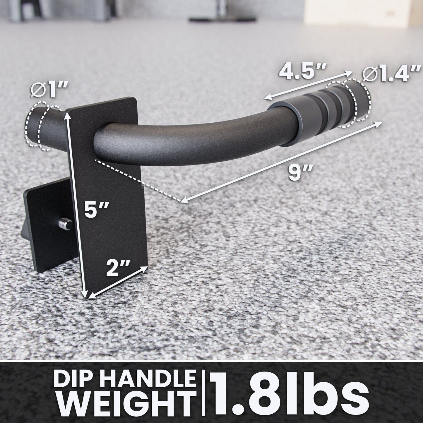Synergee Dip Handles - Grit Grind Strength