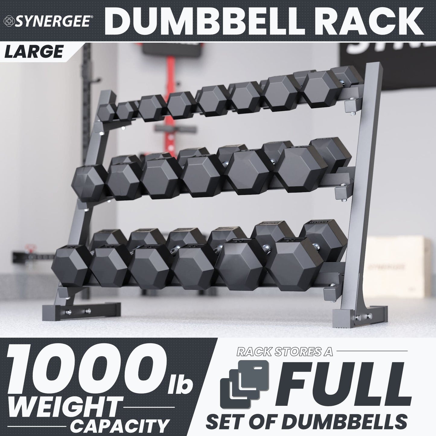 Synergee Dumbbell Rack - Grit Grind Strength
