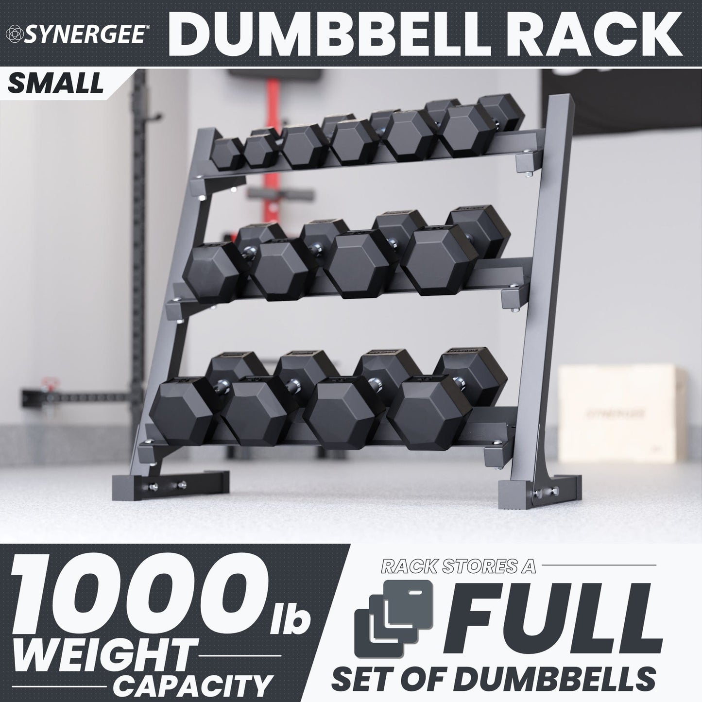 Synergee Dumbbell Rack - Grit Grind Strength