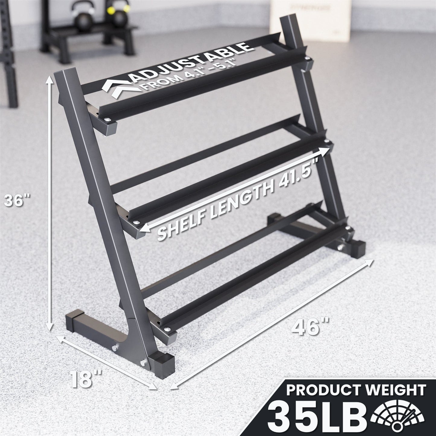 Synergee Dumbbell Rack - Grit Grind Strength
