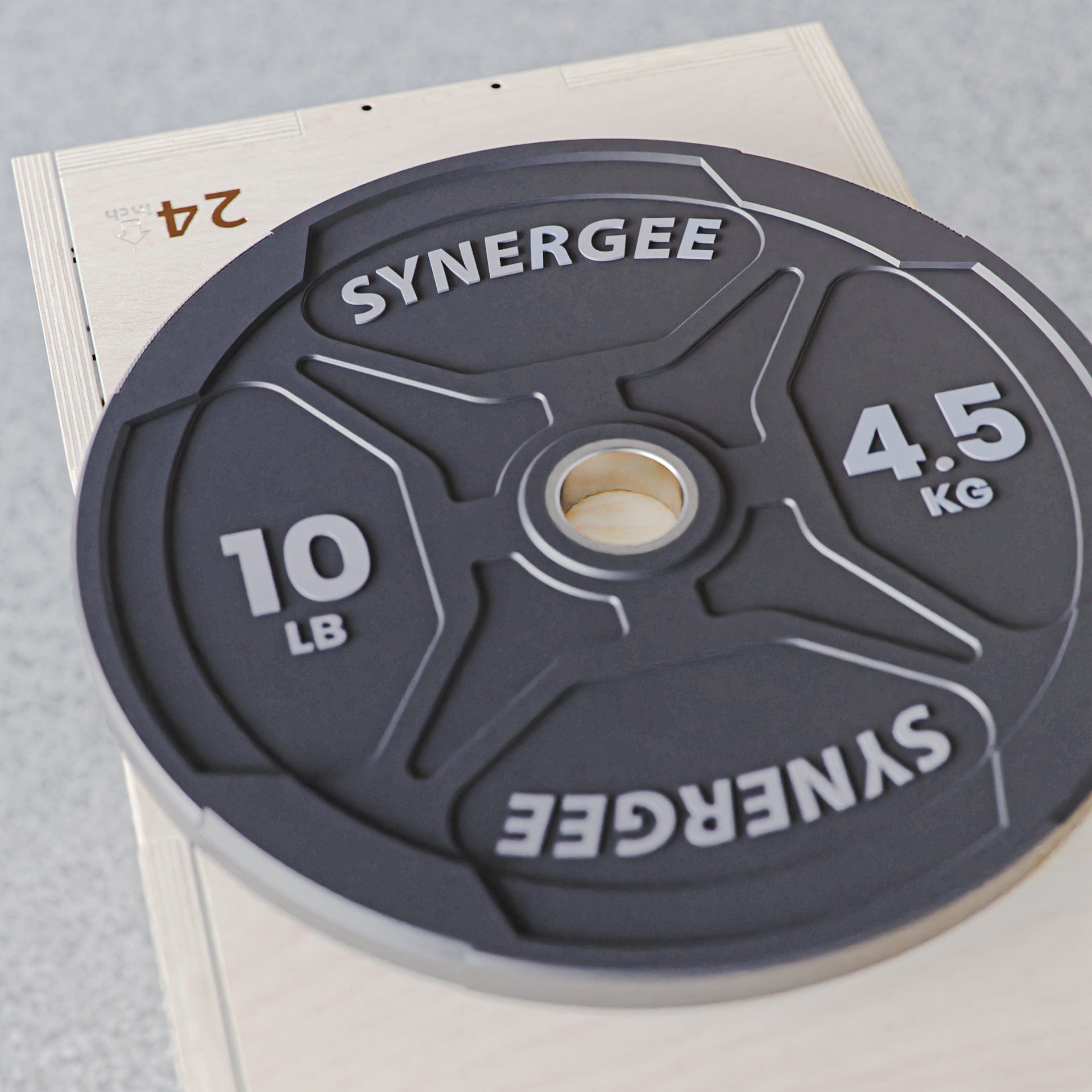 Synergee EZ Grip Bumper Plates - Grit Grind Strength