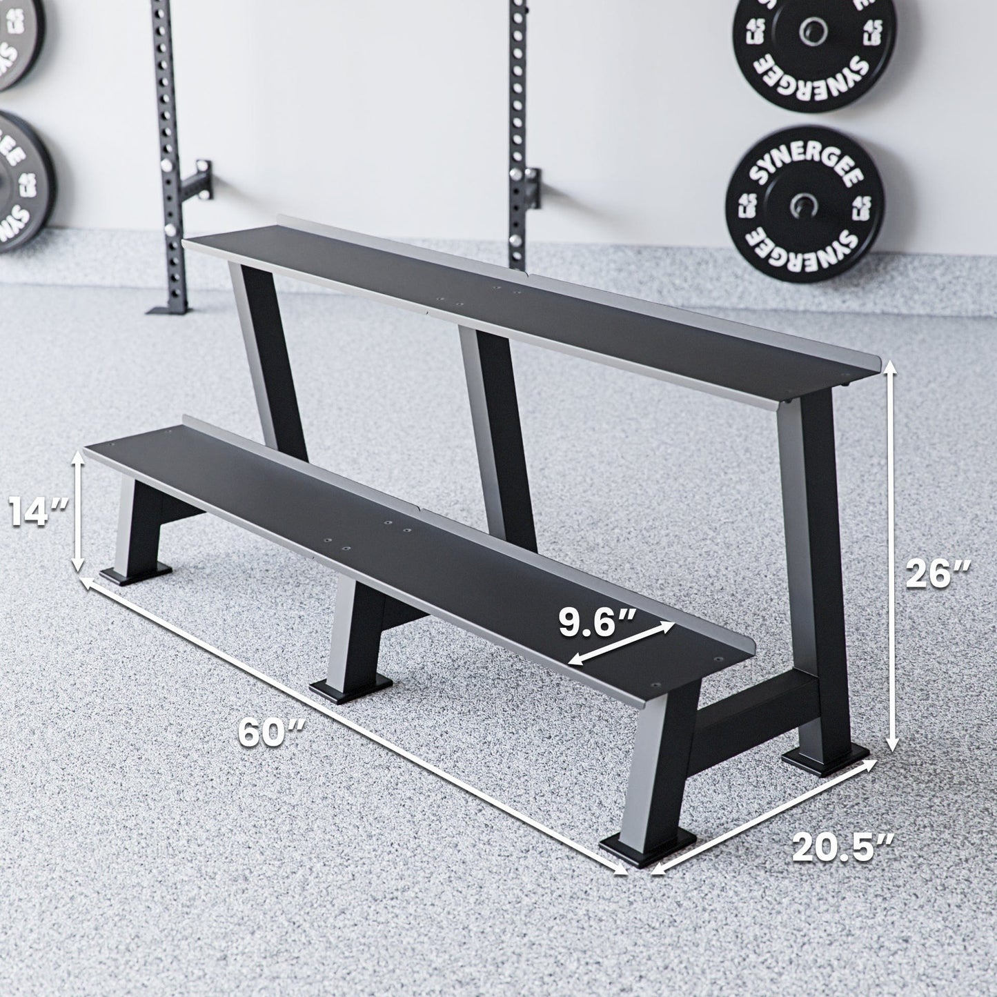 Synergee Kettlebell Storage Rack - Grit Grind Strength