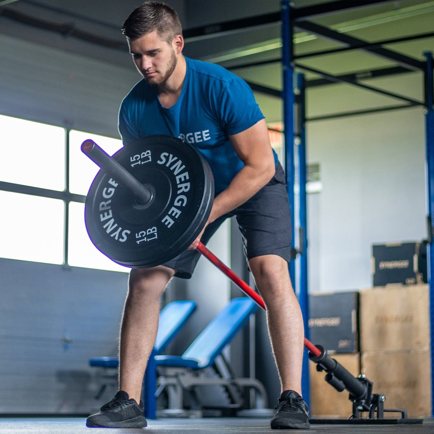 Synergee Landmine Platform - Grit Grind Strength
