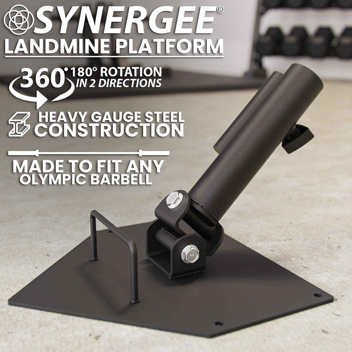 Synergee Landmine Platform - Grit Grind Strength