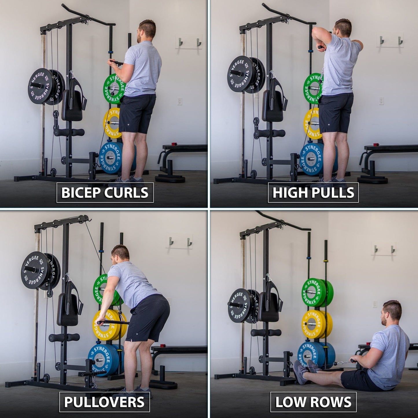Synergee Lat Pulldown Machine - Grit Grind Strength