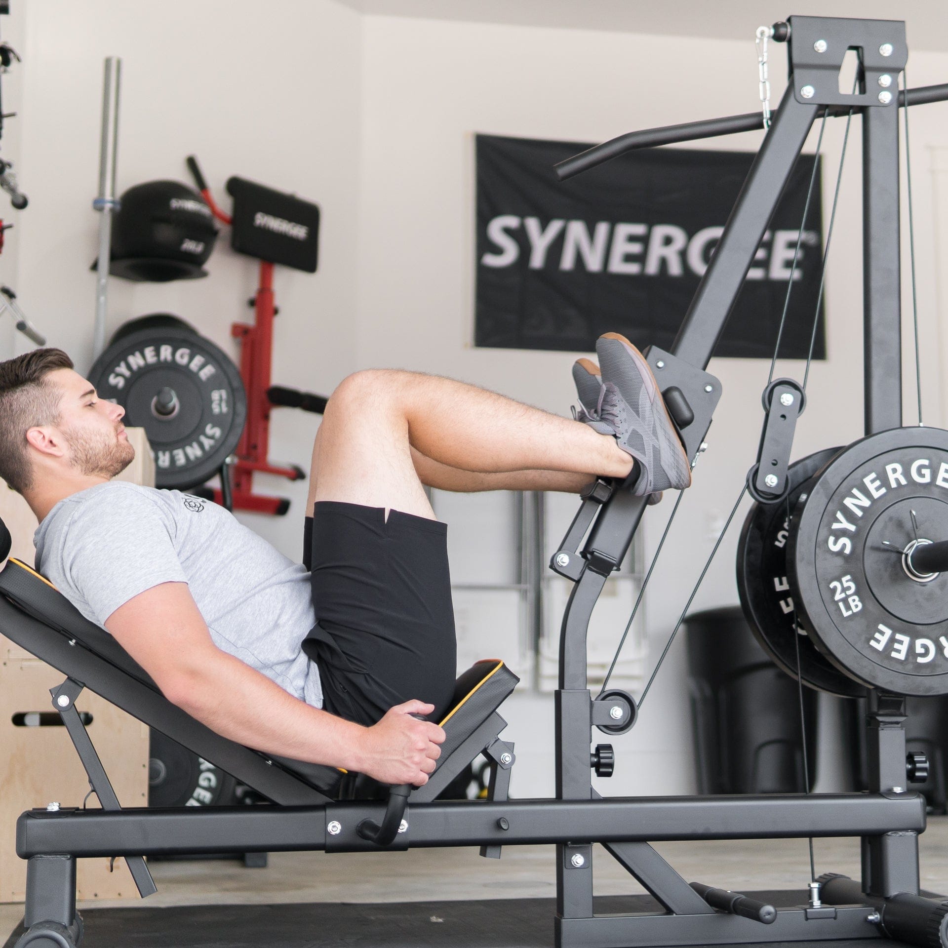 Synergee Leg Press Machine - Grit Grind Strength