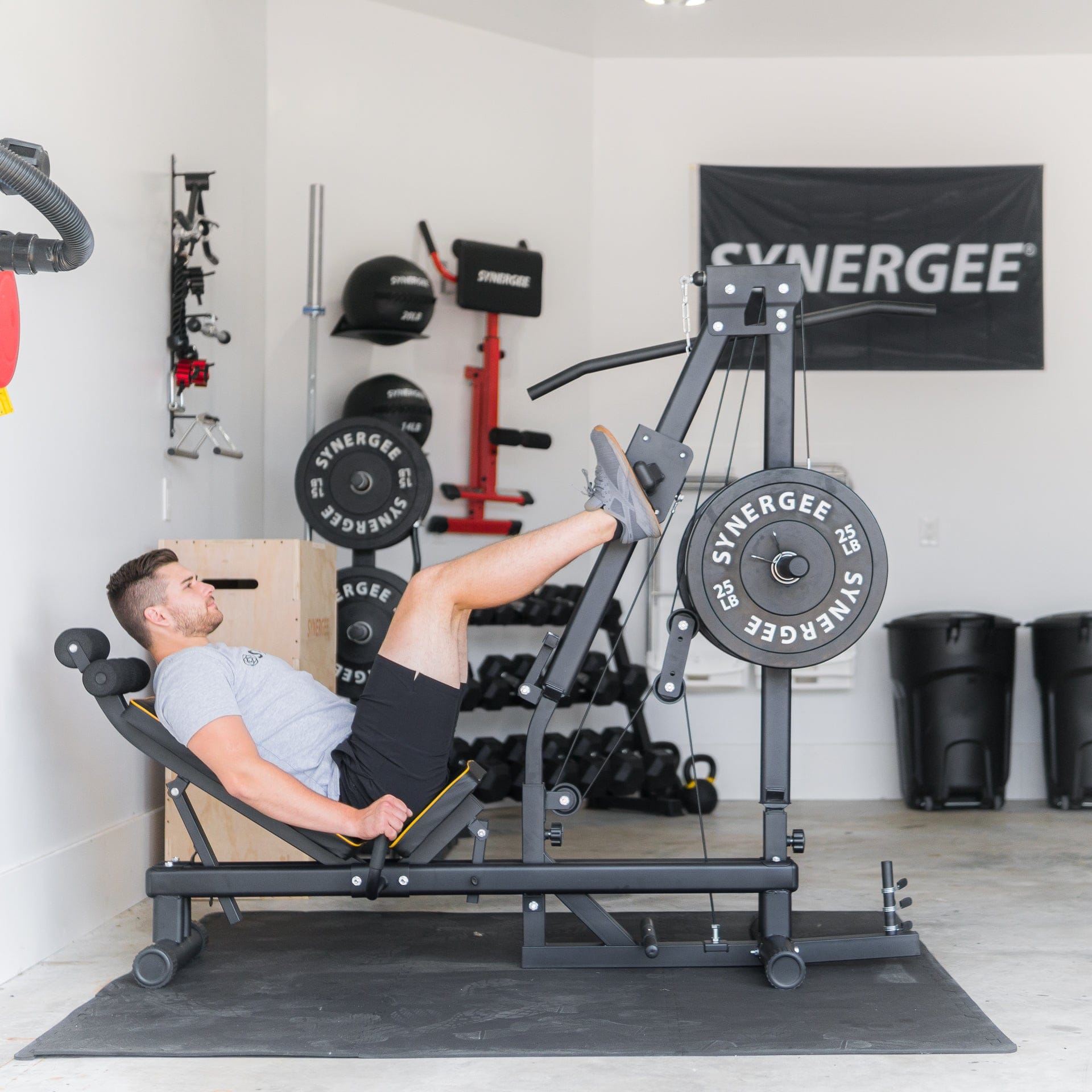 Synergee Leg Press Machine - Grit Grind Strength