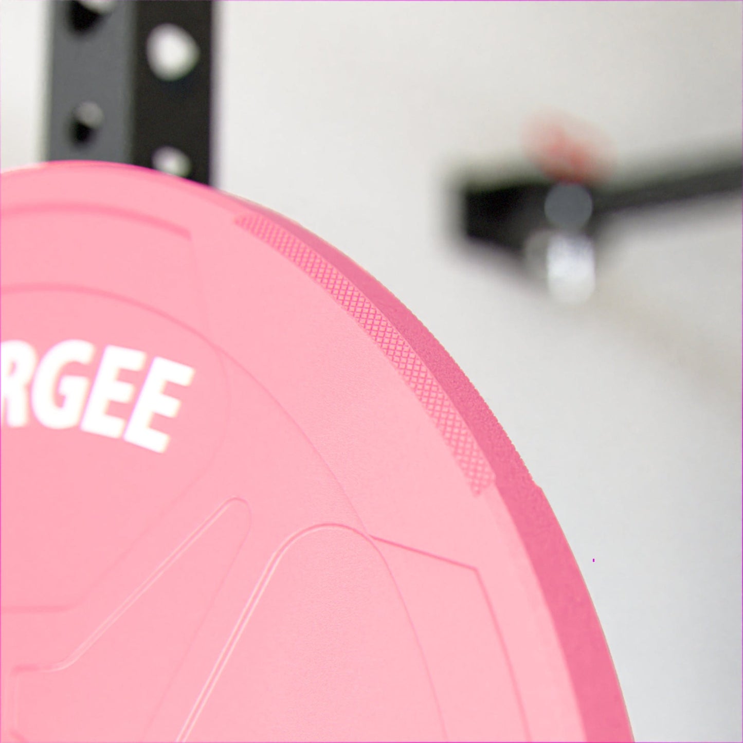 Synergee Pink EZ Grip Bumper Plates - Grit Grind Strength