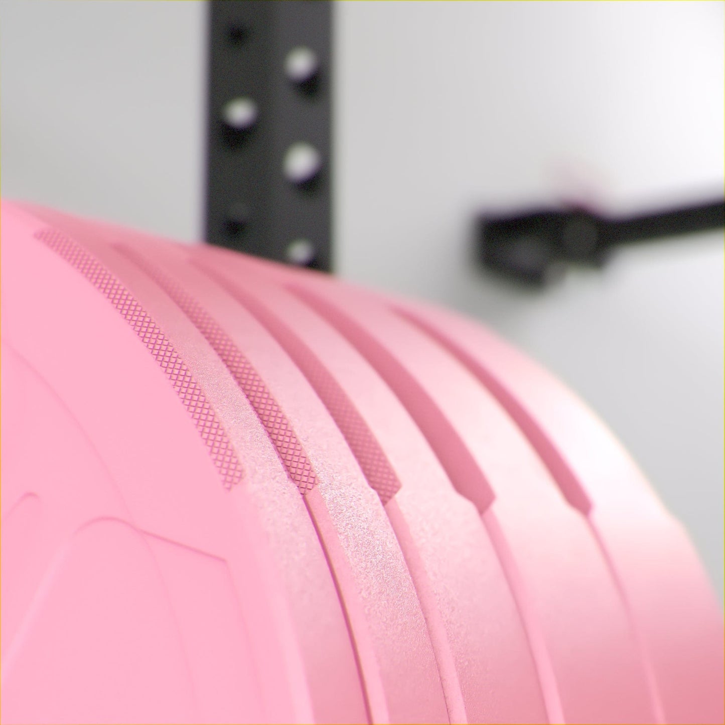 Synergee Pink EZ Grip Bumper Plates - Grit Grind Strength