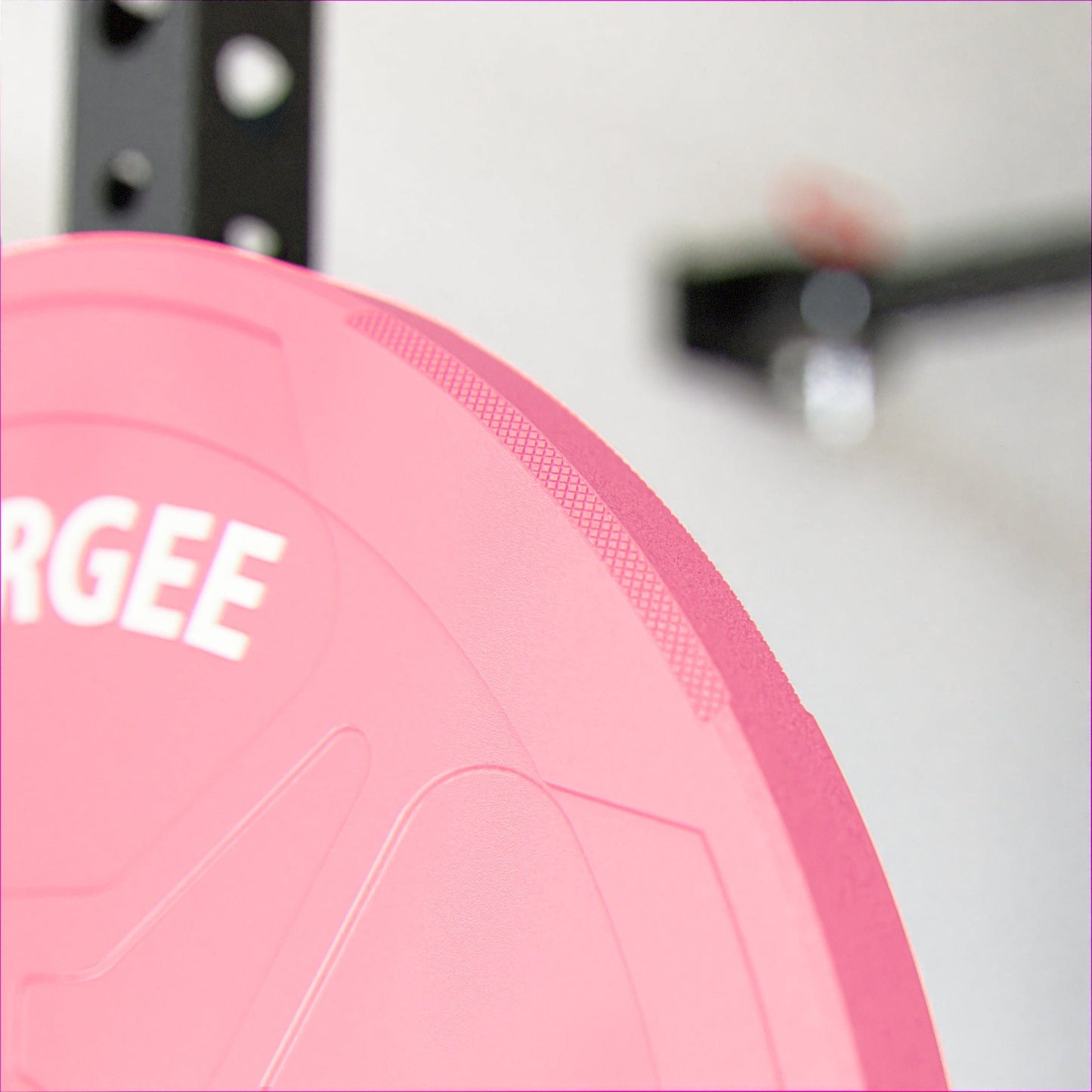 Synergee Pink EZ Grip Bumper Plates - Grit Grind Strength