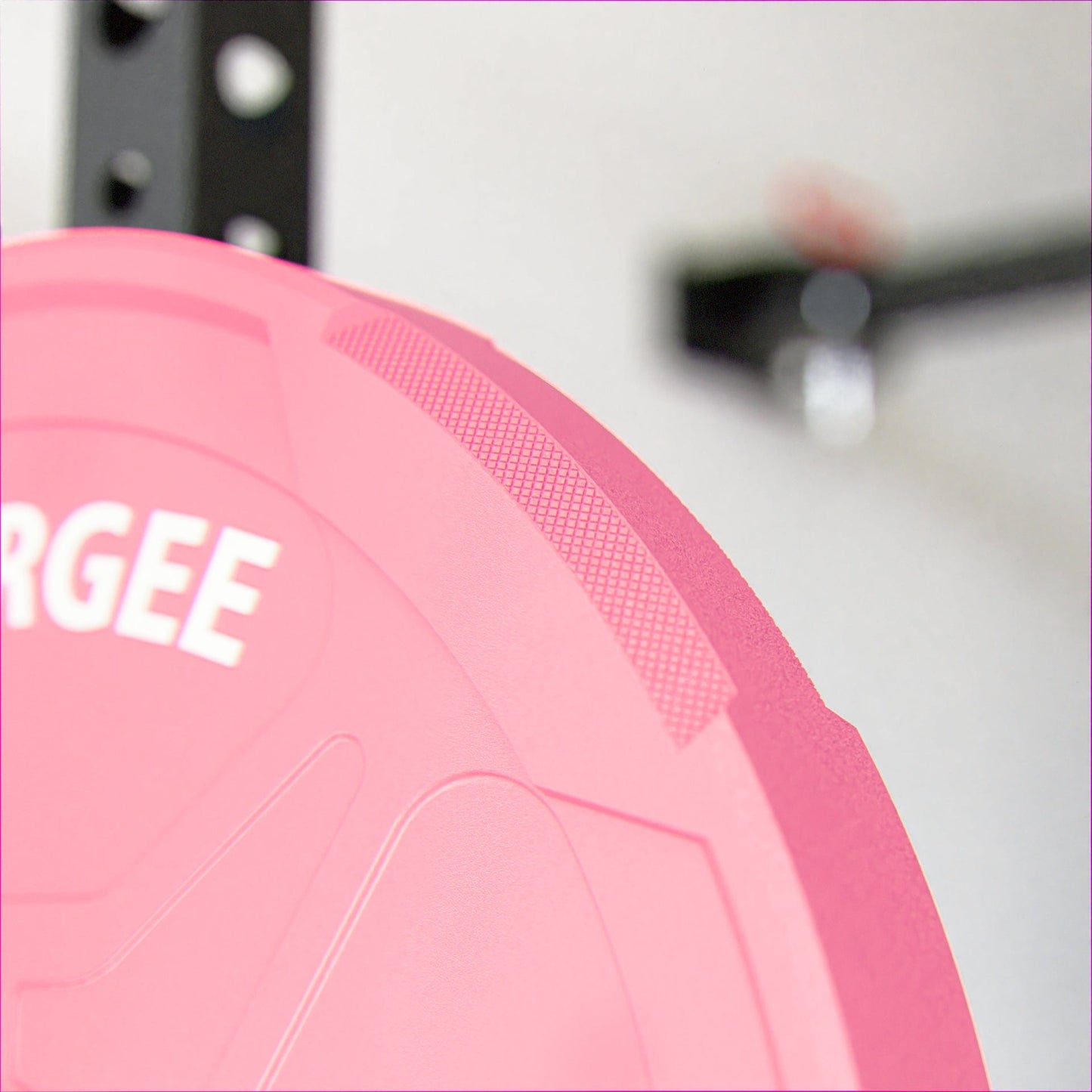 Synergee Pink EZ Grip Bumper Plates - Grit Grind Strength