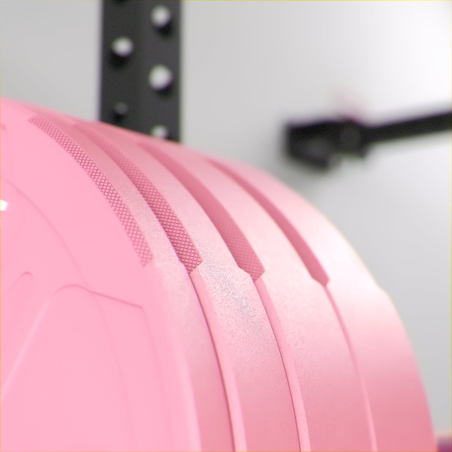 Synergee Pink EZ Grip Bumper Plates - Grit Grind Strength