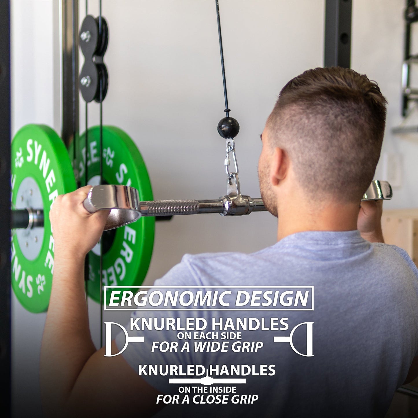 Synergee Pro - Style Lat Bar Cable - Grit Grind Strength