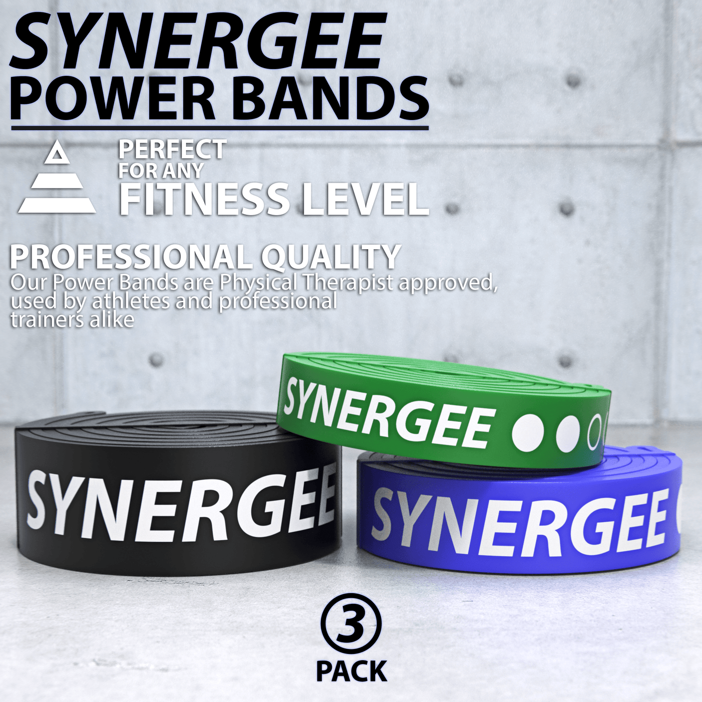 Synergee Resistance Power Bands - Grit Grind Strength