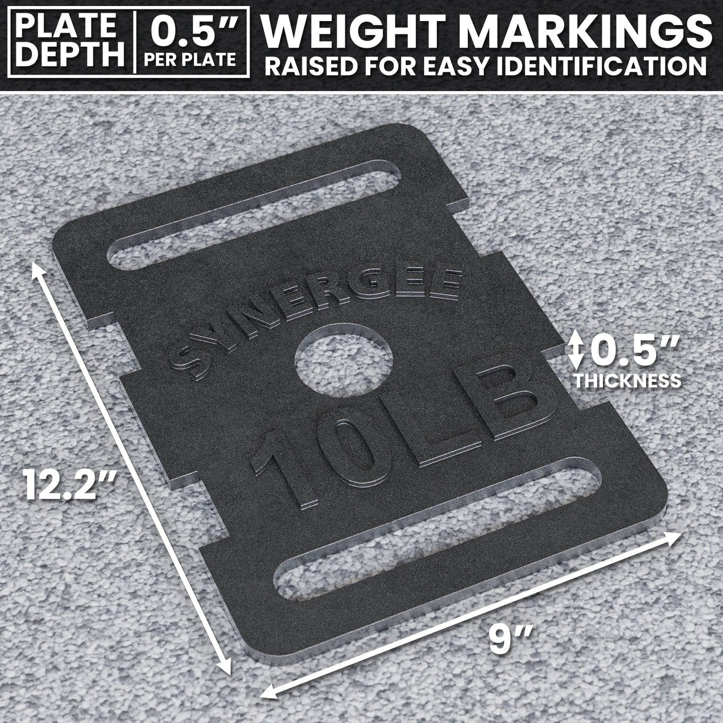 Synergee Ruck Weights - Grit Grind Strength