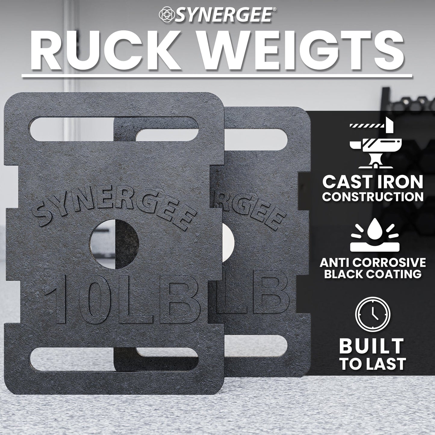Synergee Ruck Weights - Grit Grind Strength