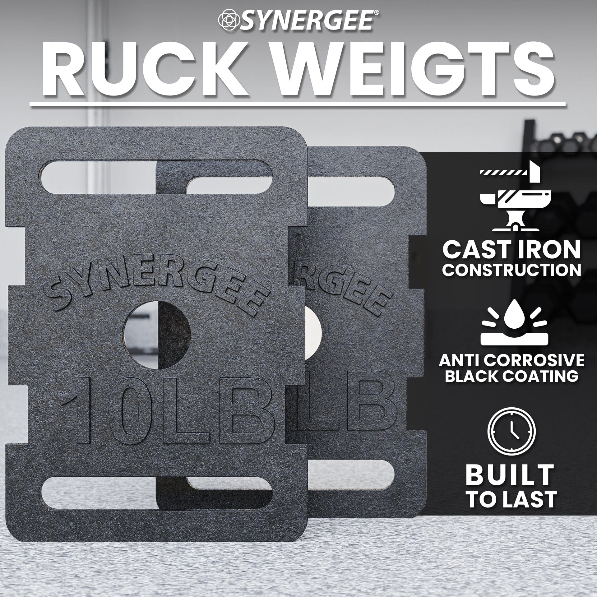 Synergee Ruck Weights - Grit Grind Strength