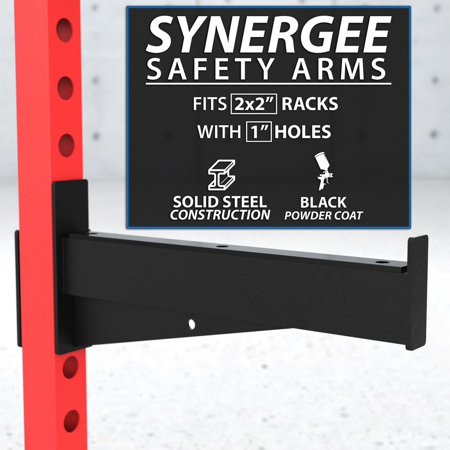Synergee Safety Arms - Grit Grind Strength