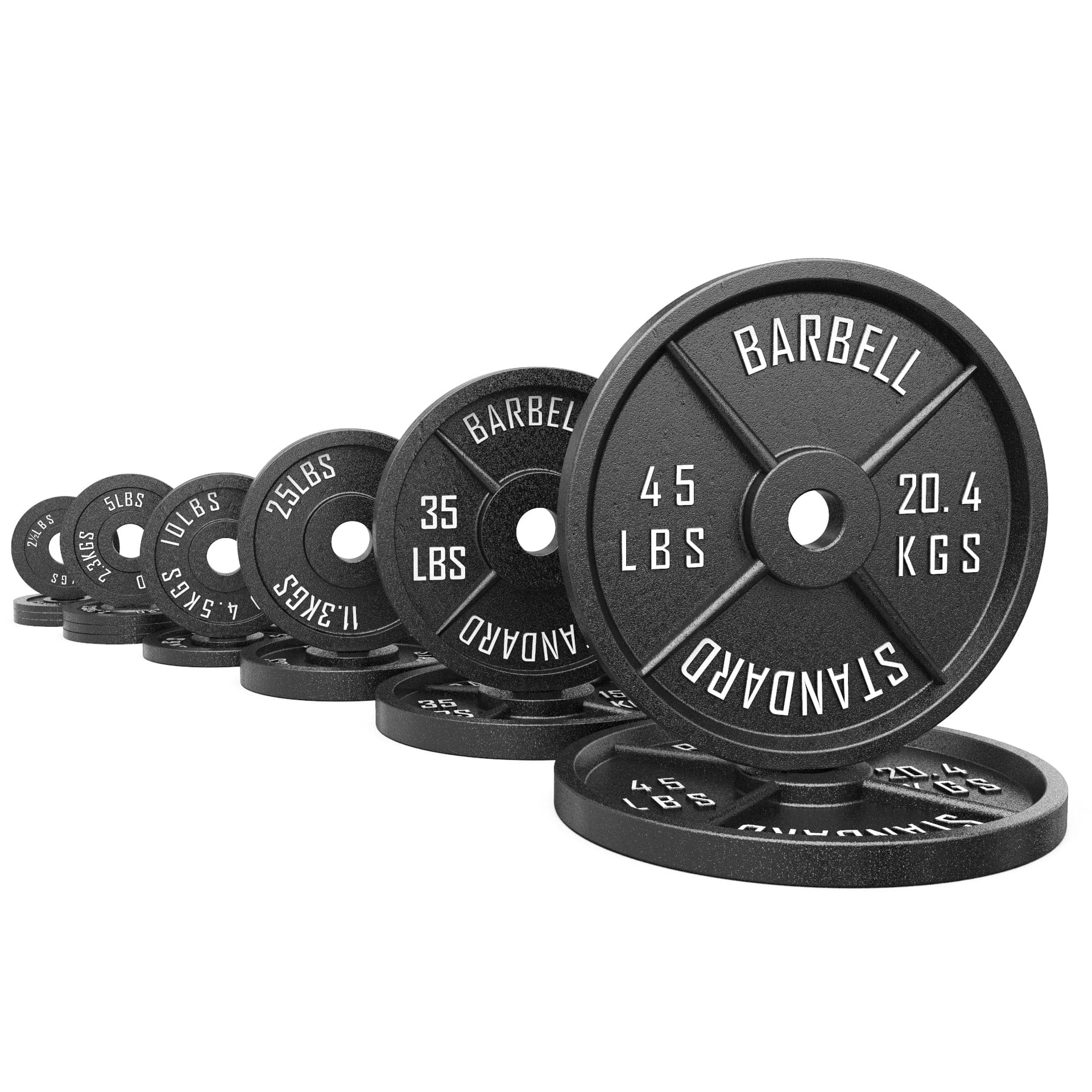 Synergee Standard Metal Weight Plates - Grit Grind Strength