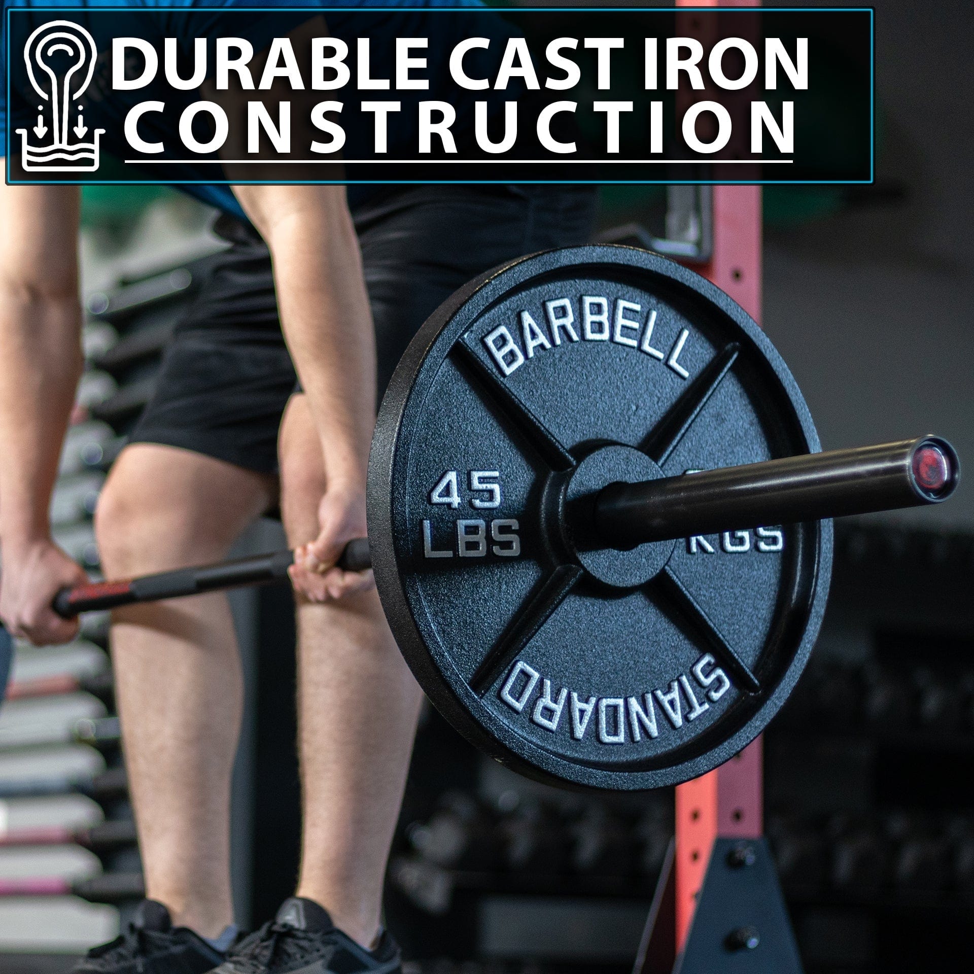 Synergee Standard Metal Weight Plates - Grit Grind Strength