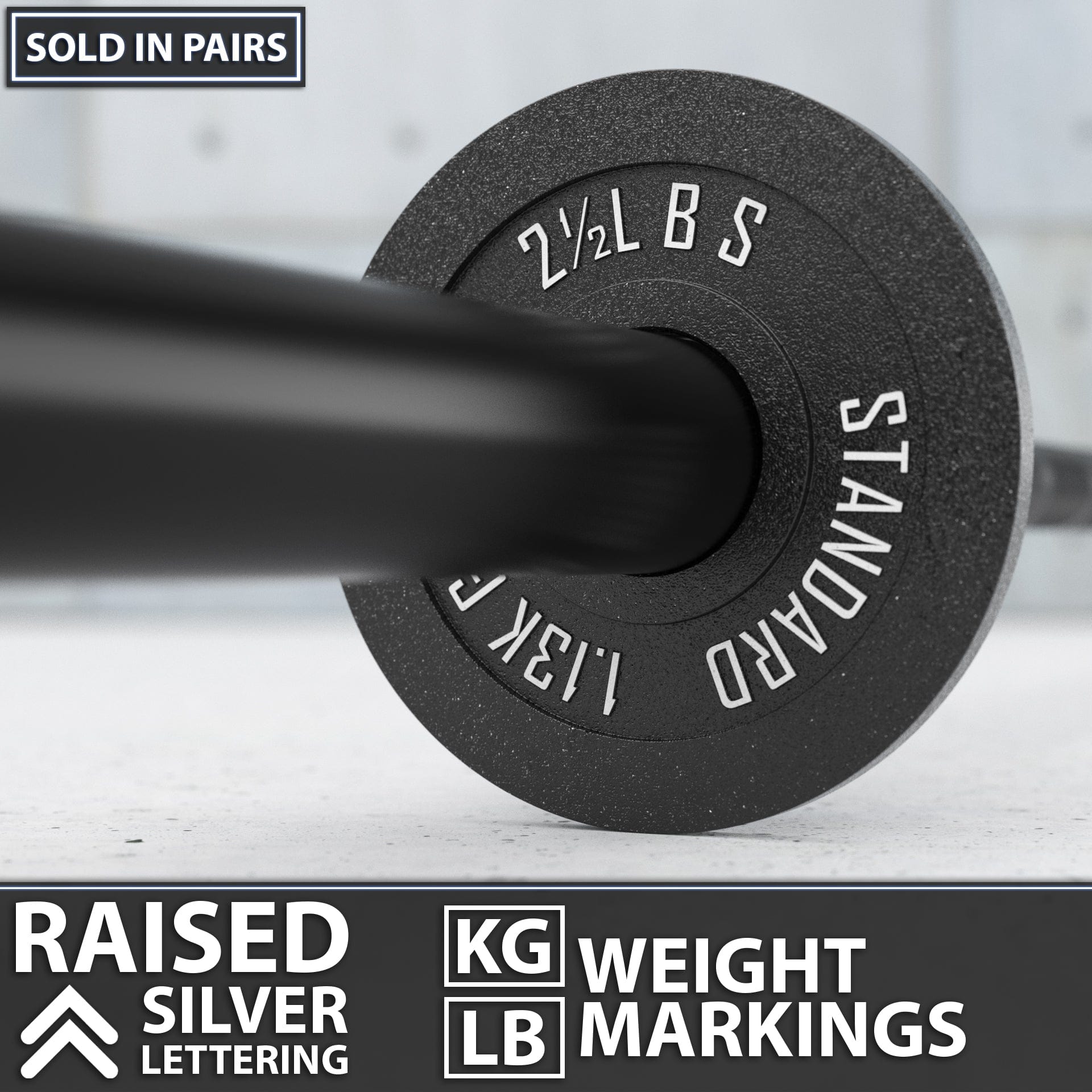 Synergee Standard Metal Weight Plates - Grit Grind Strength