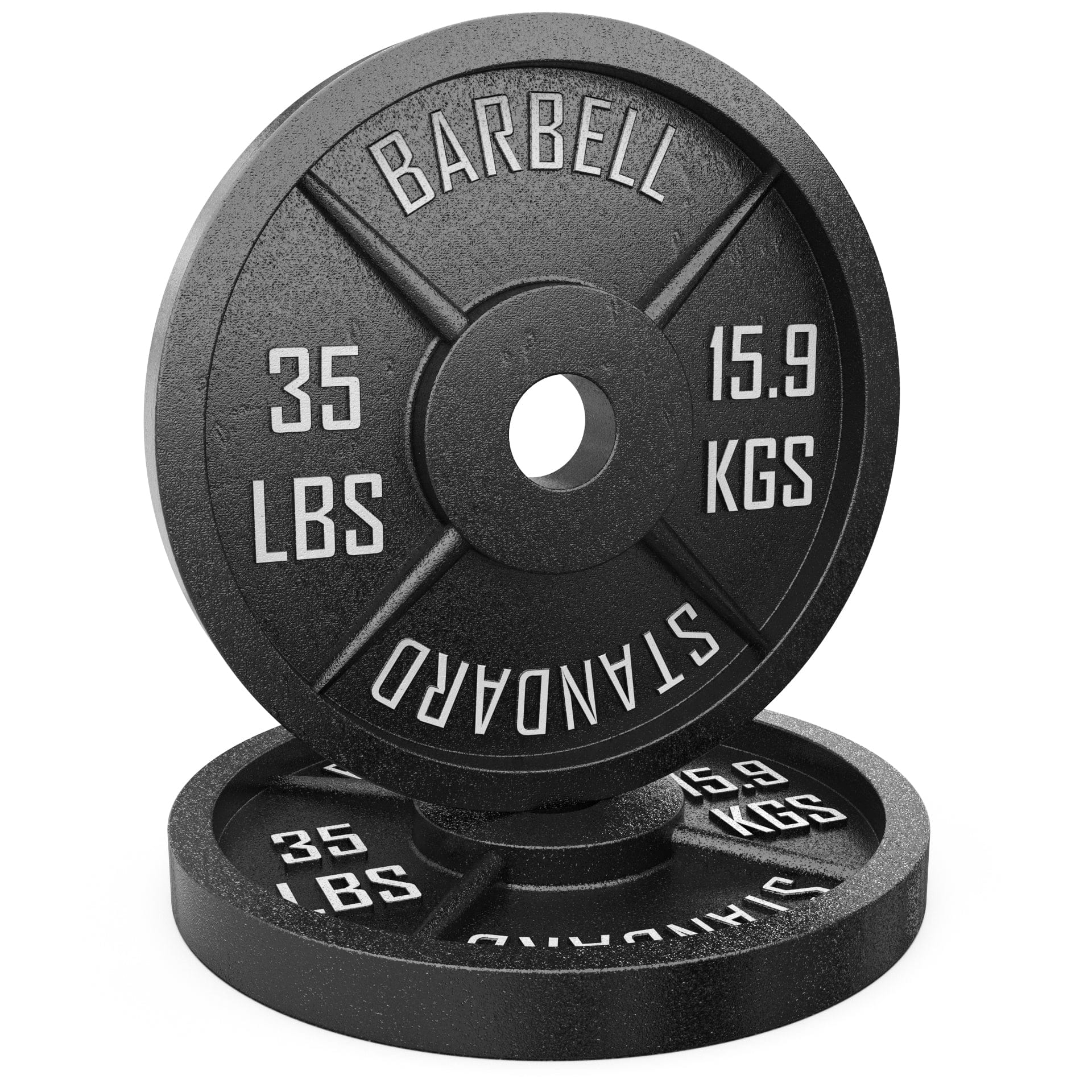 Synergee Standard Metal Weight Plates - Grit Grind Strength