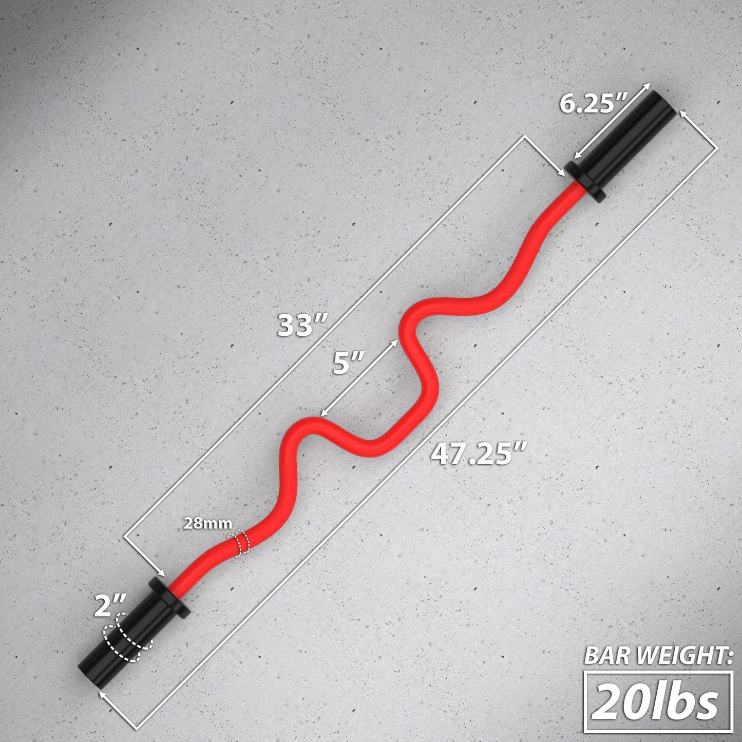 Synergee Super Curl Bars - Grit Grind Strength