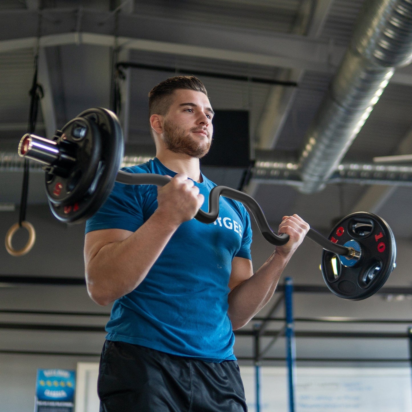 Synergee Super Curl Bars - Grit Grind Strength