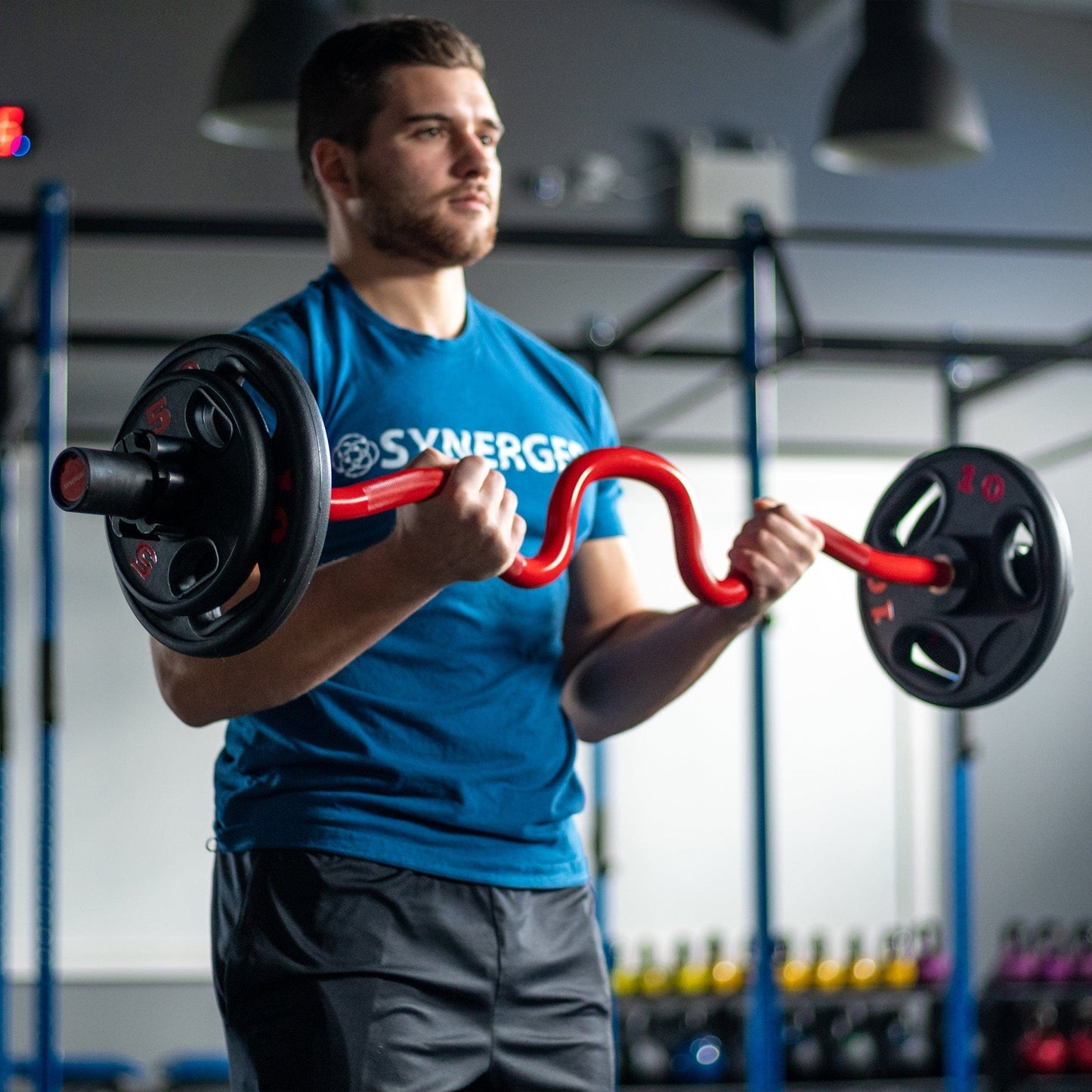 Synergee Super Curl Bars - Grit Grind Strength